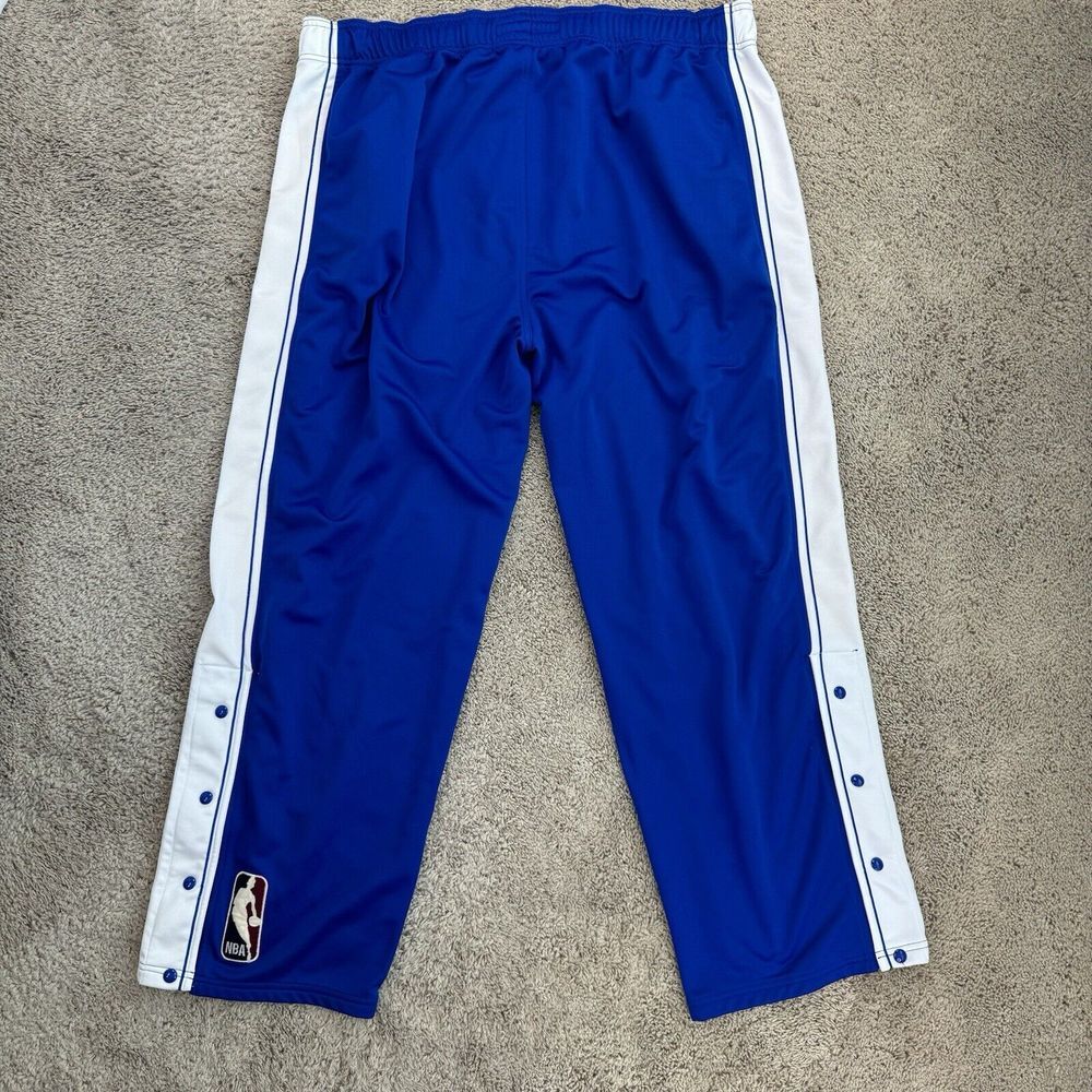 Vtg San Francisco Warriors Warmup Pants Mens 4XL Reebok HWC‎ Blue Drawstring ABA - Picture 12 of 13